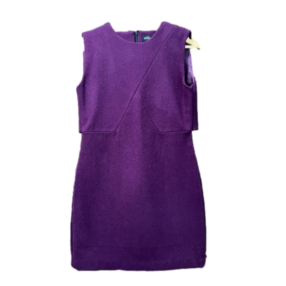 Kate Spade Saturday Purple Wool Shift Dress